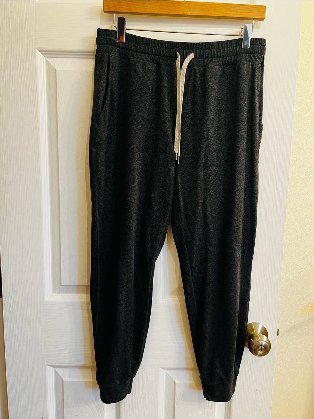 Vuori Charcoal Black Drawstring Joggers
